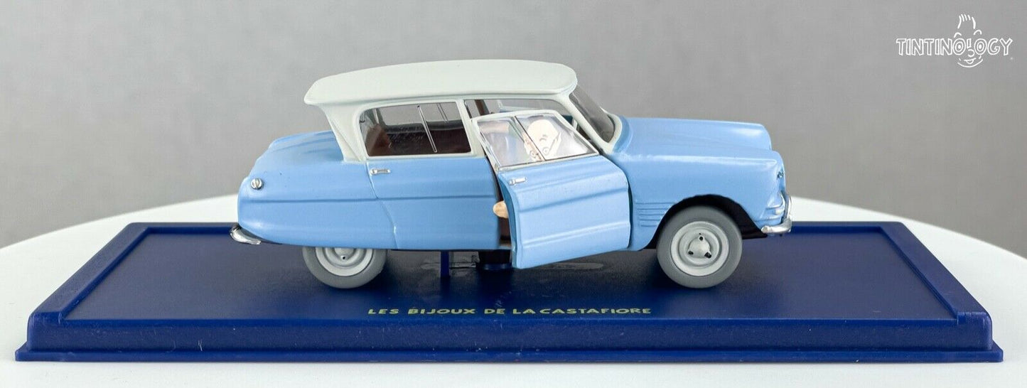 ATLAS TINTIN CAR # 14 Citroen Ami 6 Castafiore Emerald Herge model car 1/43 Scale