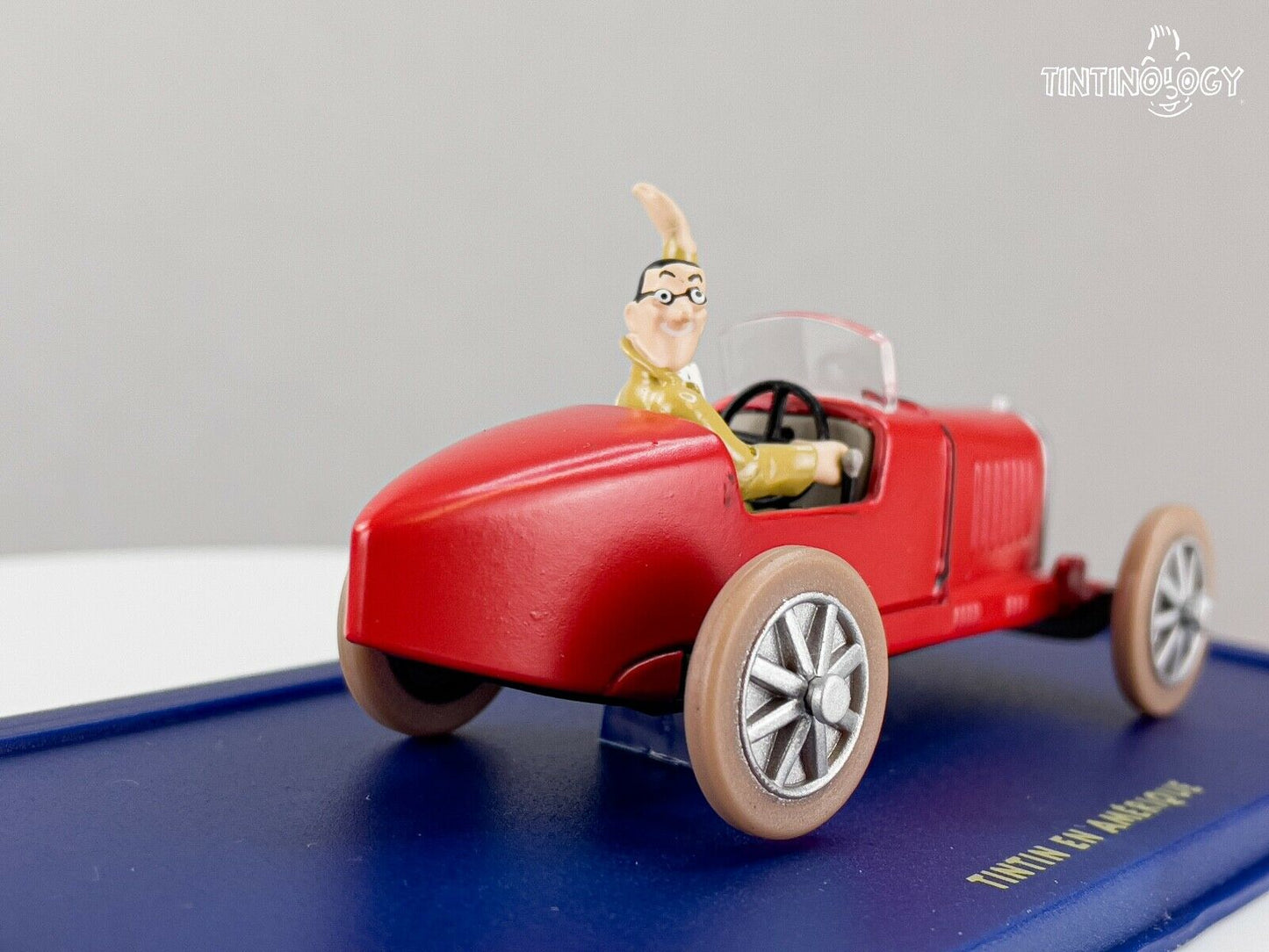 ATLAS TINTIN CAR # 54 Bobby's Bugatti America Herge model 1/43 Scale Voiture