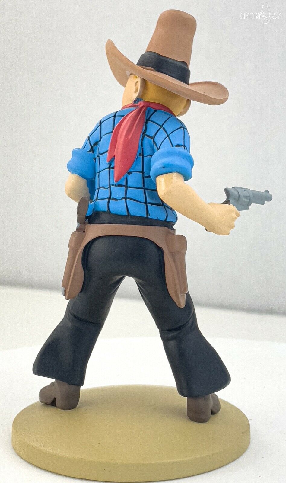 Tintin Figurines Officielle # 30 Tintin Cowboy: America Herge model Moulinsart Figure