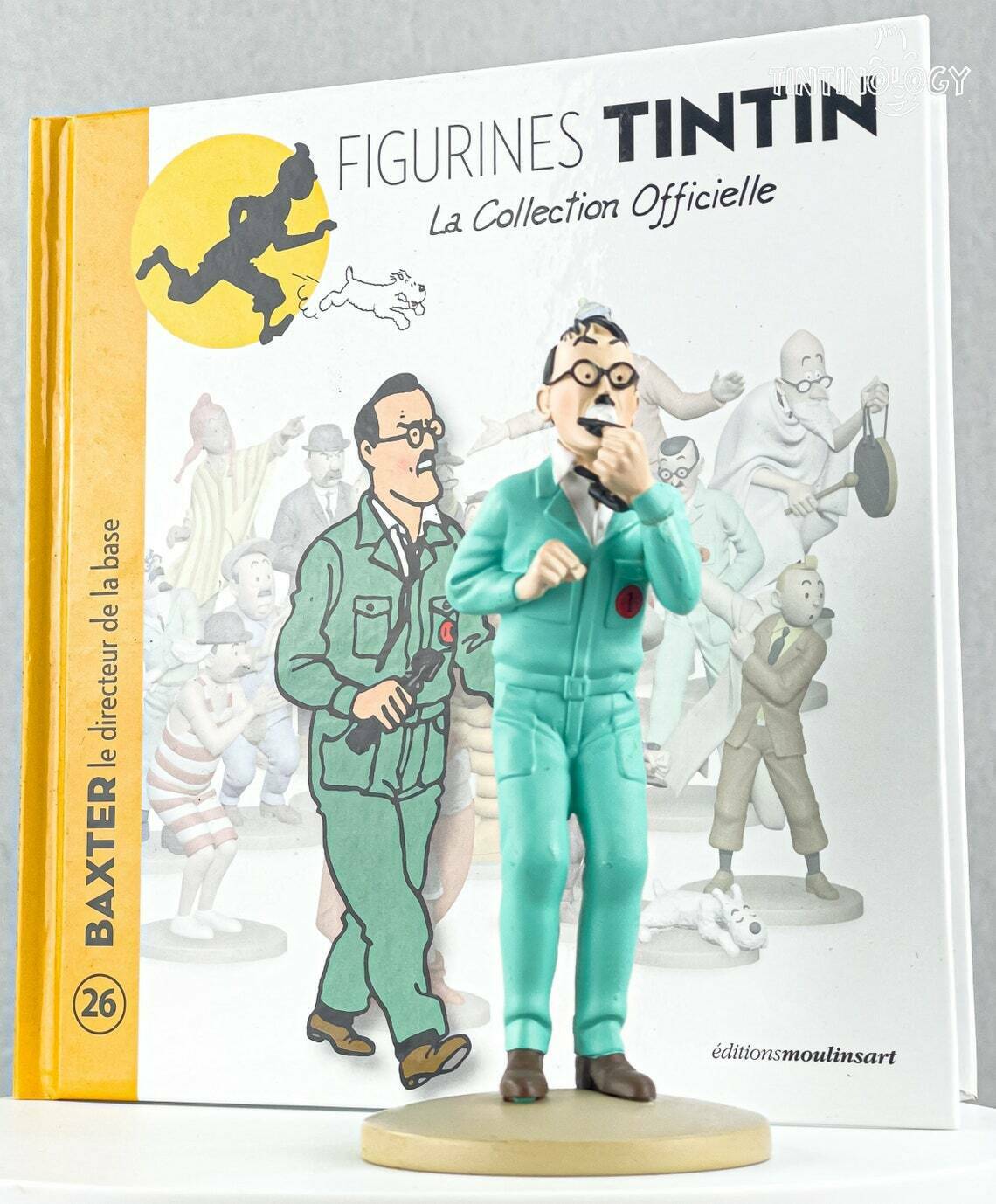 Tintin Figurines Officielle # 26 Baxter: Destination Moon Herge model Figure