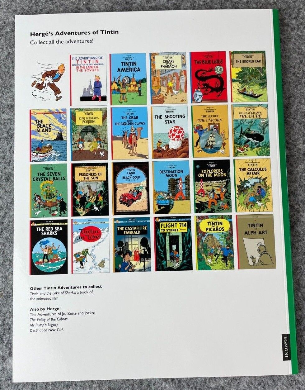 The Secret of the Unicorn Tintin Book Egmont UK Paperback Edition