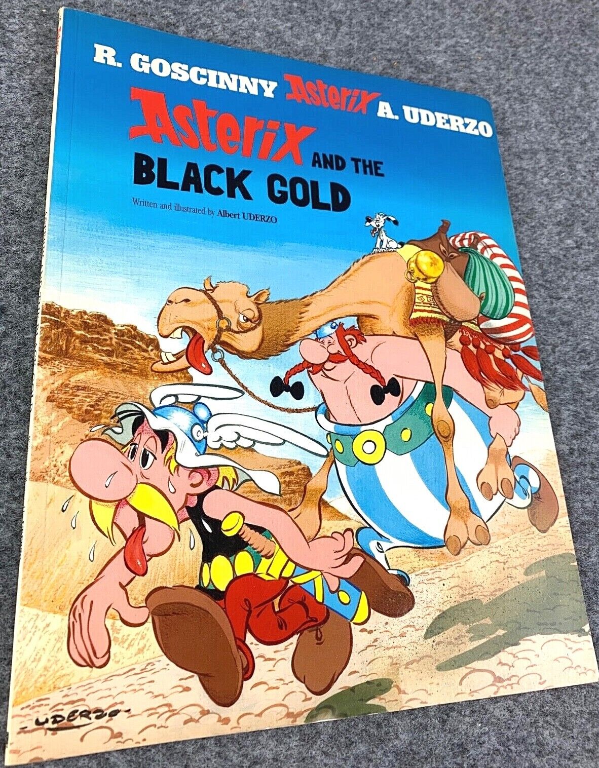 Asterix & Black Gold - 2000s Orion/Sphere UK Edition Paperback Book EO Uderzo
