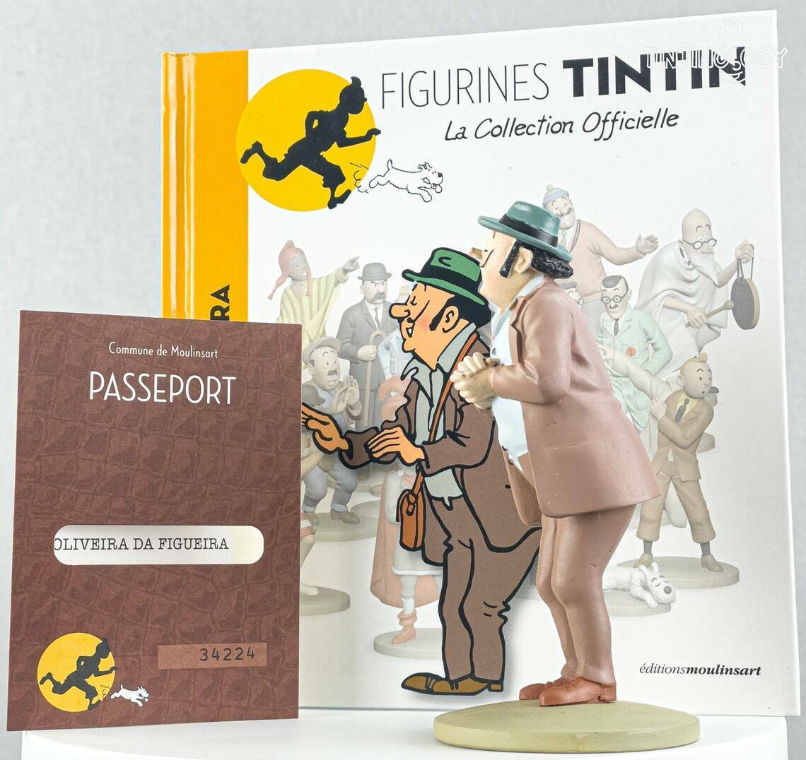 Tintin Figurines Officielle # 16 Oliveira Da Figuera model ML resin Figure