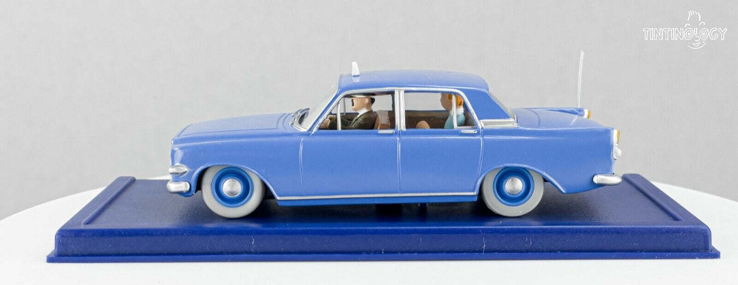 ATLAS TINTIN CAR # 45 Ford Zephyr - Black Island Herge model 1/43 Scale Voiture