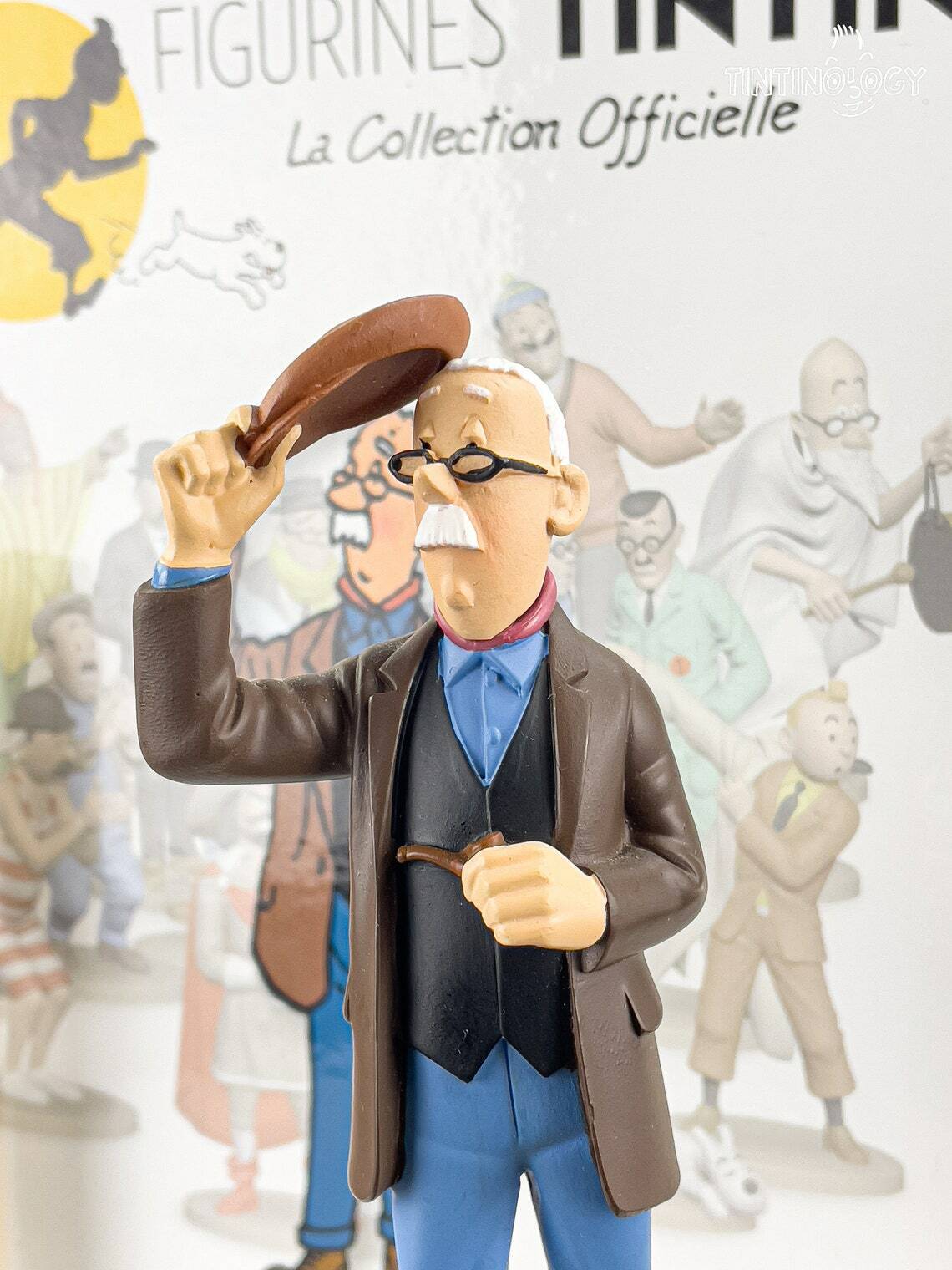 Tintin Figurine Officielle # 35 Mr Boullu the Builder Herge model Figure