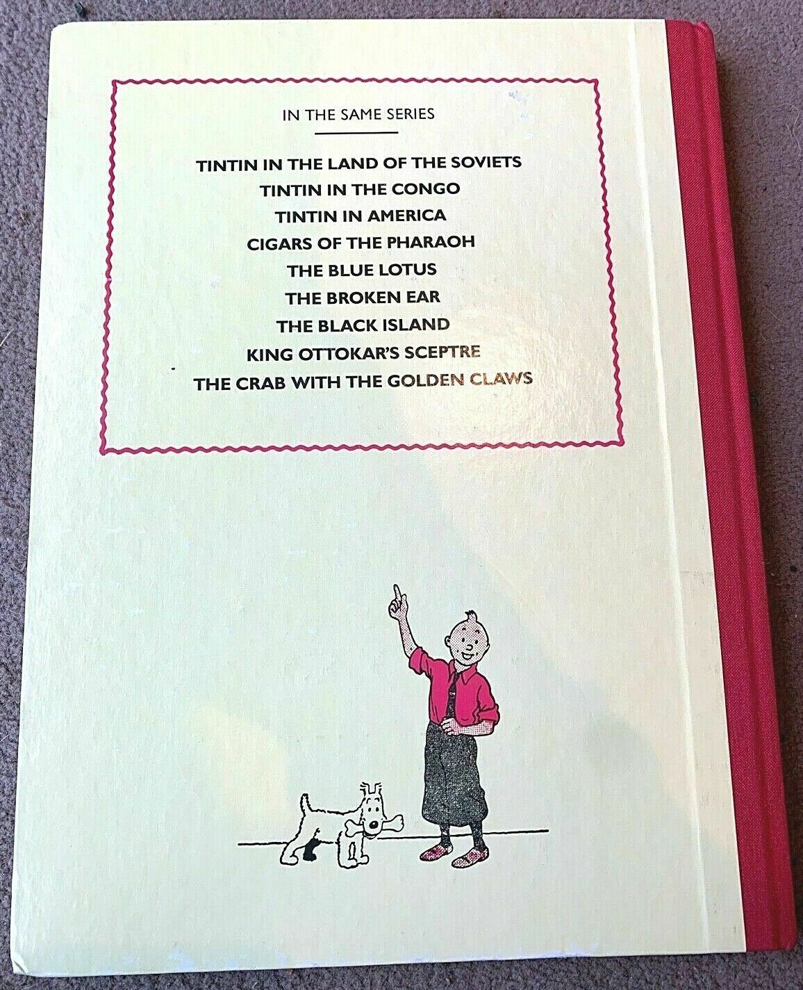 CIGARS OF THE PHARAOH Last Gasp 2006 1st Facsimile Edition Hardback B&W Tintin Book EO