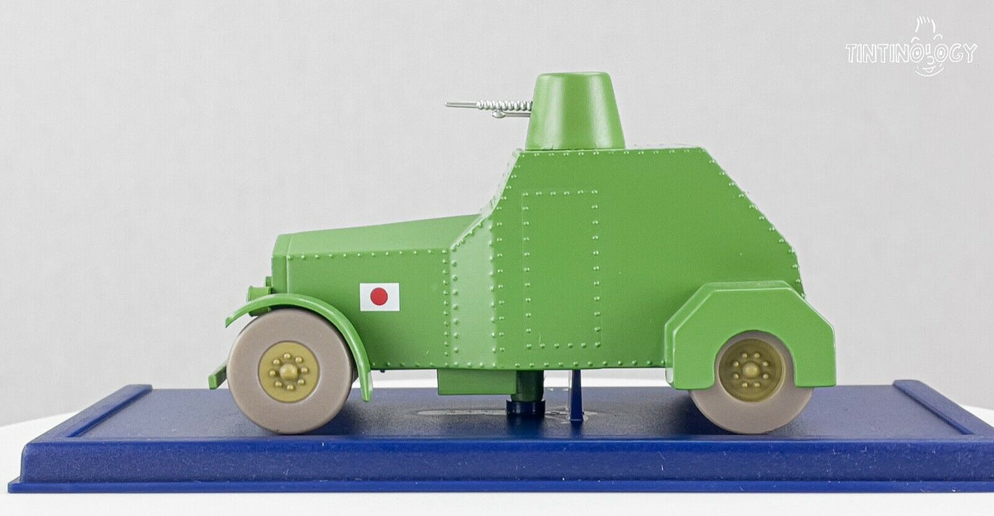ATLAS TINTIN CAR # 37 Armoured Car - Blue Lotus Herge model car 1/43 Scale
