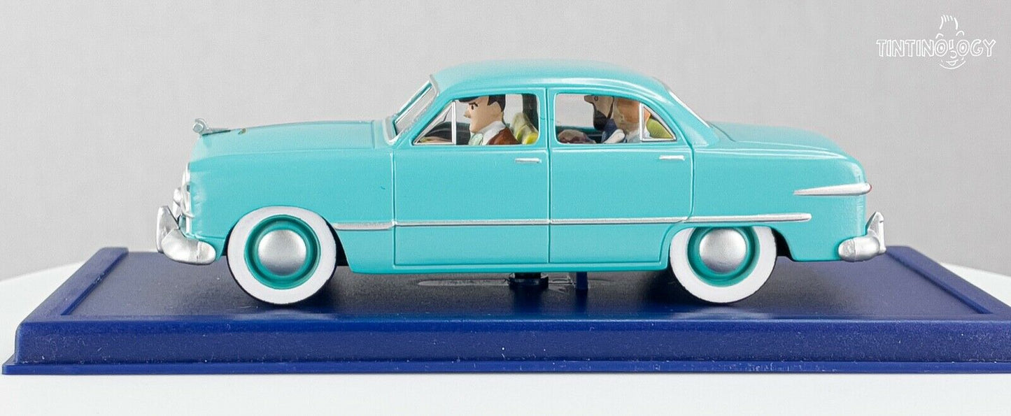ATLAS TINTIN CAR # 49 Ford Custom - Destination Moon Herge model car 1/43 Scale