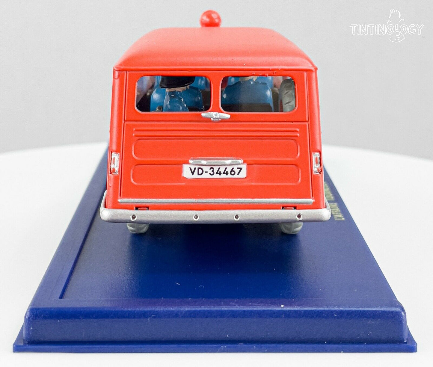 ATLAS TINTIN CAR # 57 Jeep Overland - Calculus Affair Herge model car 1/43 Scale