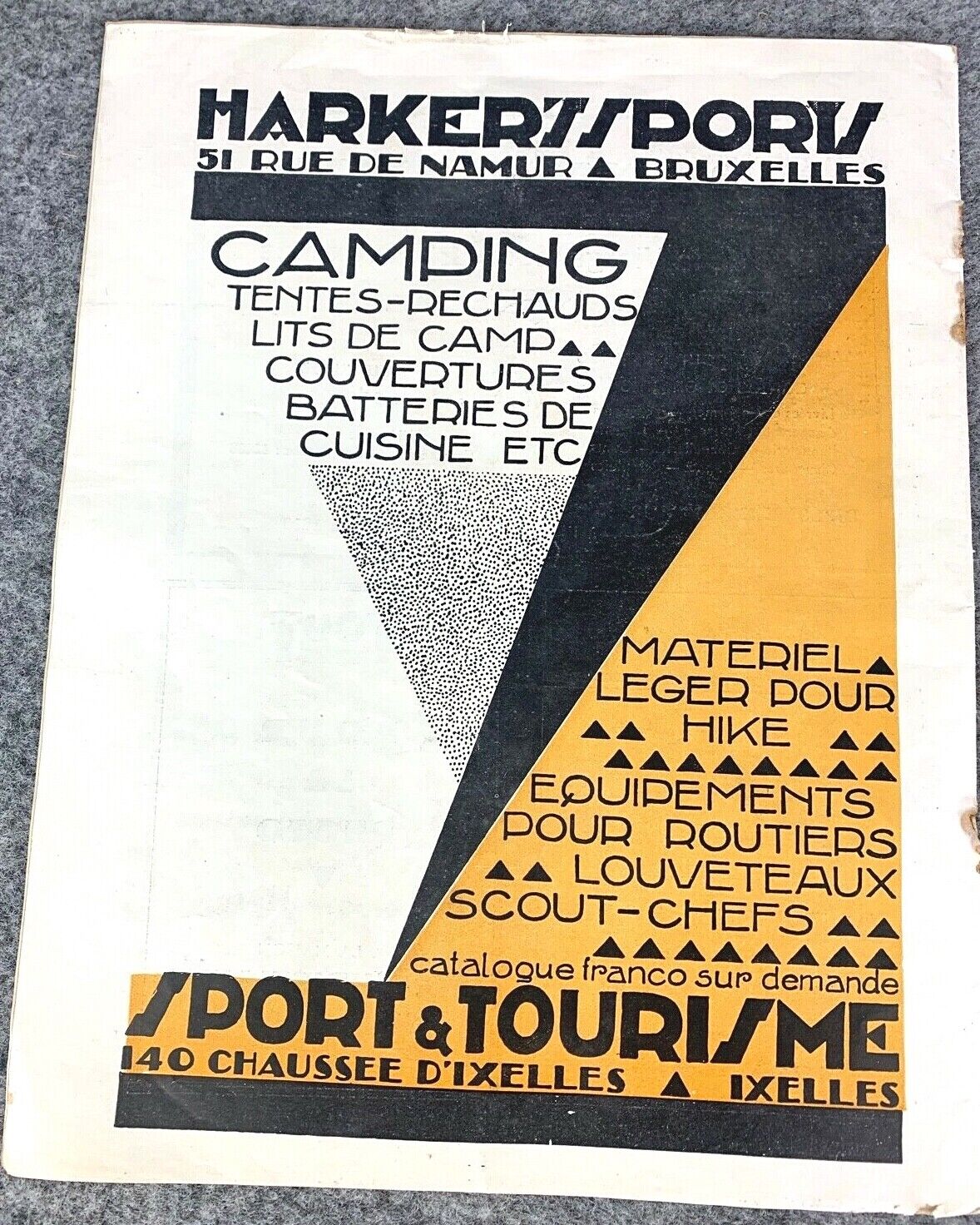 Vintage 1930 LE BOY SCOUT BELGE issue illustrated by Herge Vintage EO Tintin