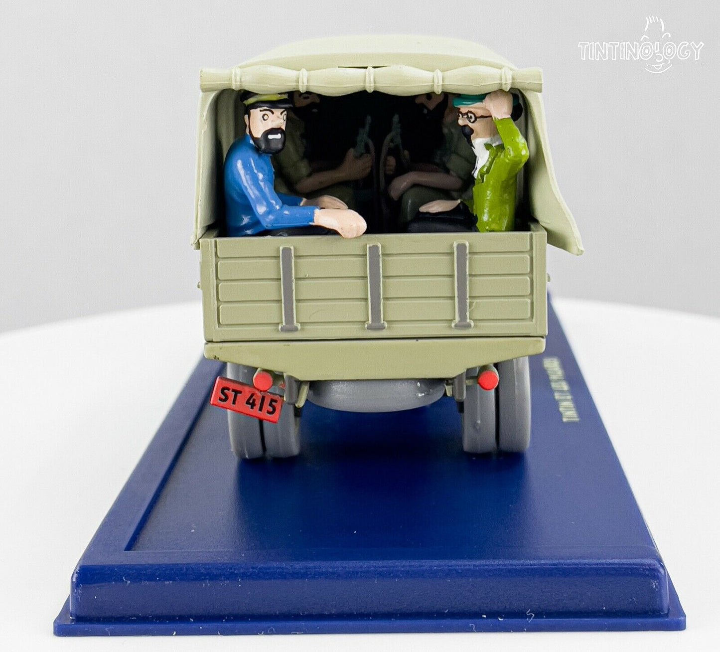 ATLAS TINTIN CAR # 62 Alcazar's Chevrolet Army Truck: Picaros Herge model 1/43