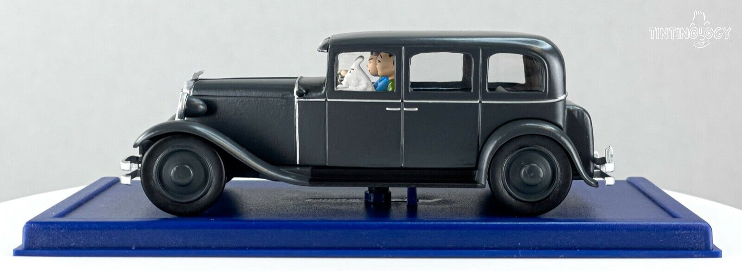 ATLAS TINTIN CAR # 38 Nanjing Limo - Blue Lotus Herge model car 1/43 Scale