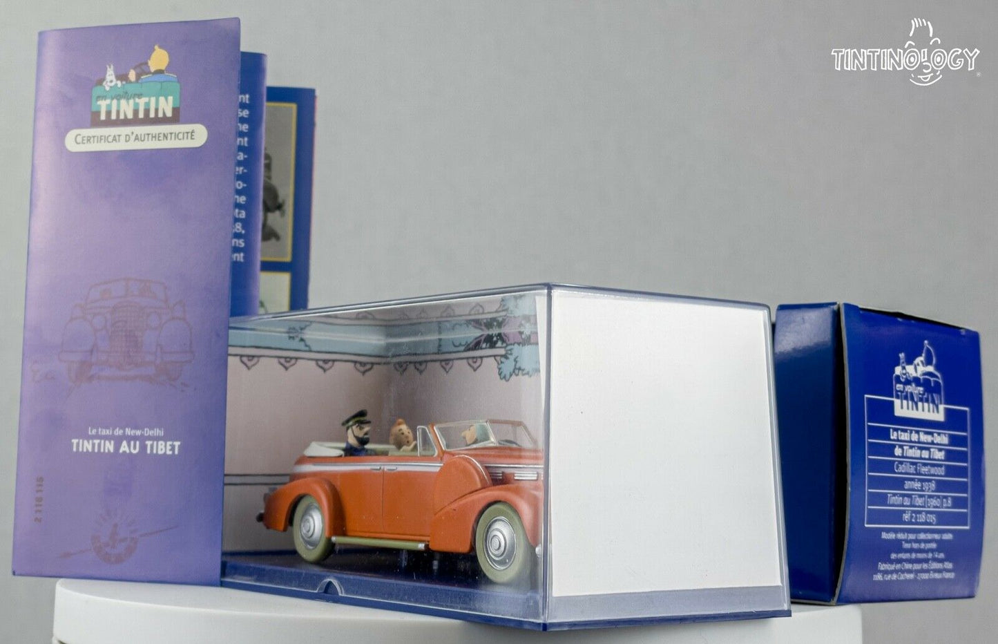 ATLAS TINTIN CAR # 15 Cadillac Fleetwood - Tibet Herge model car 1/43 Scale