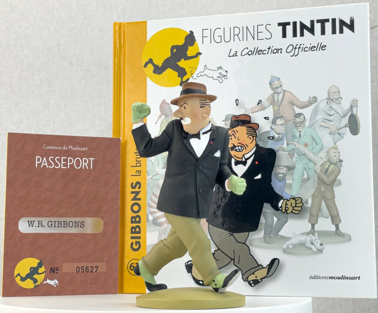 Tintin Figurines Officielle 58 Laszlo Carriedas: Flight 714 Model ML Resin  Figure -  Denmark