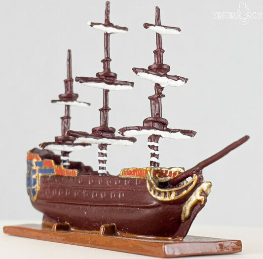 The Unicorn Ship by Pixi: Tintin Figurine Objets Mythe 5608 - 1994 X Rare Vintage Boat Model Herge