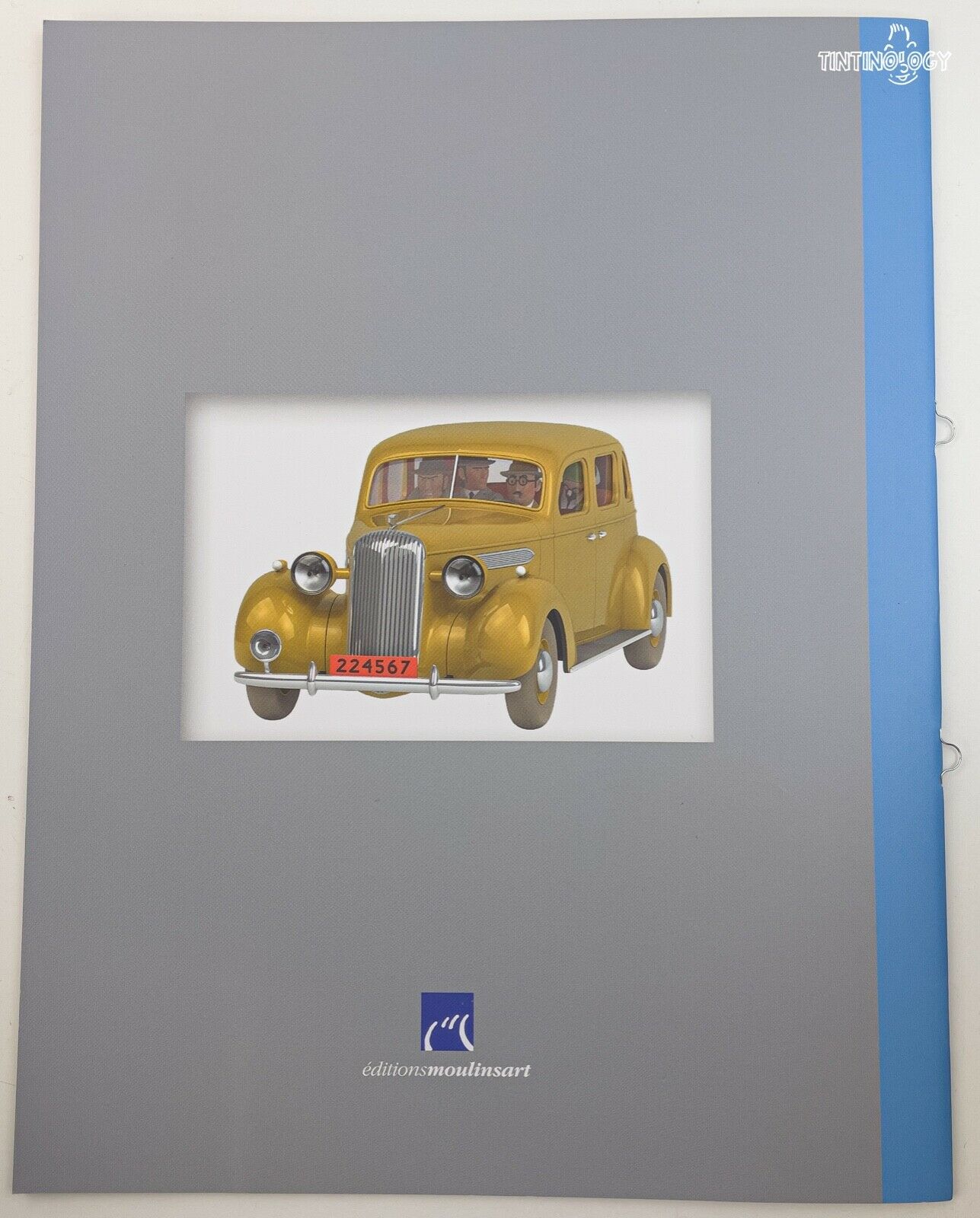 HACHETTE Tintin Car 1/24 #36 Beige Car: 7 Crystal Balls Rare Model Voiture