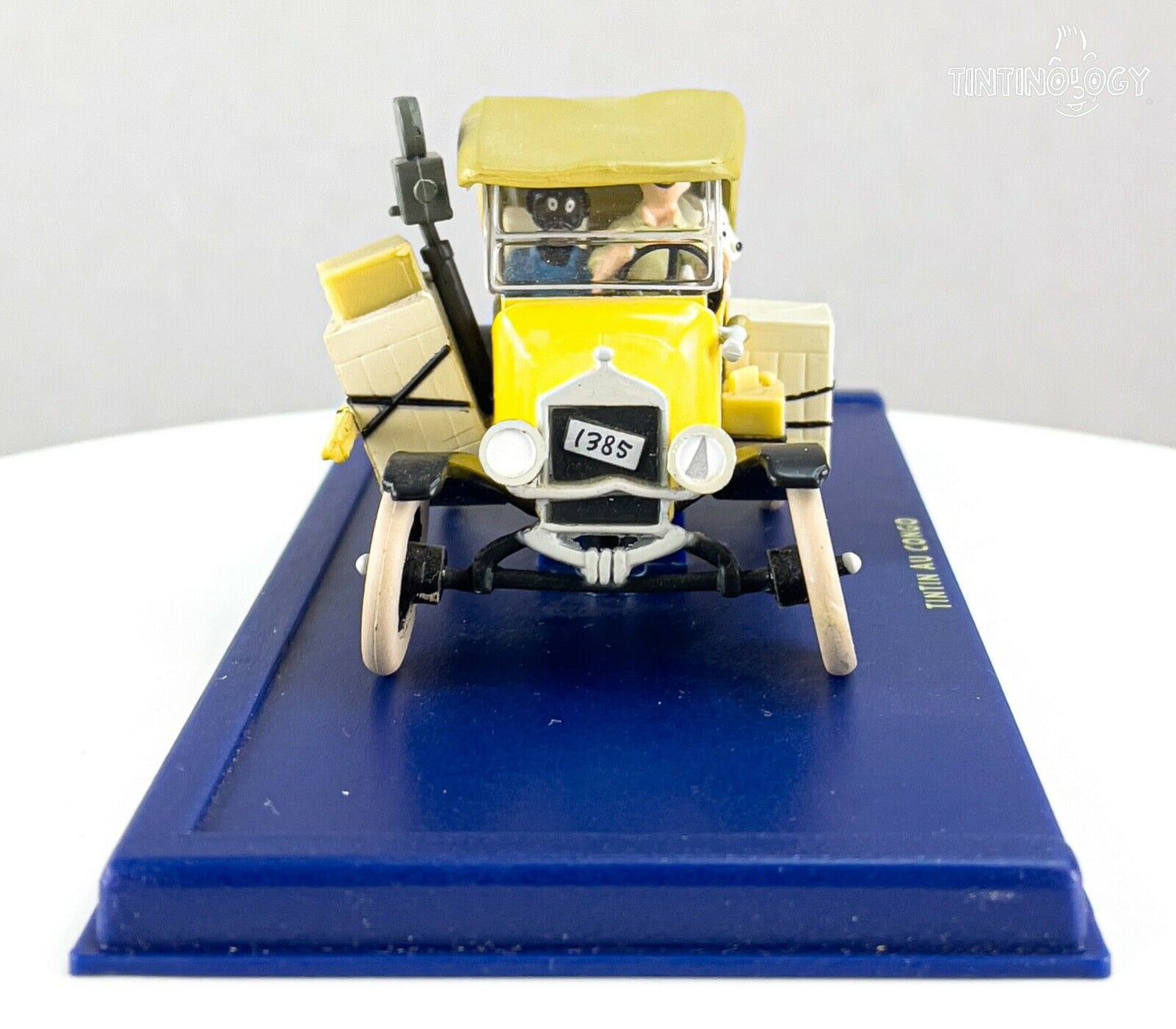 ATLAS TINTIN CAR # 3 Ford Model T: Congo - Herge Moulinsart model car 1/43 Scale