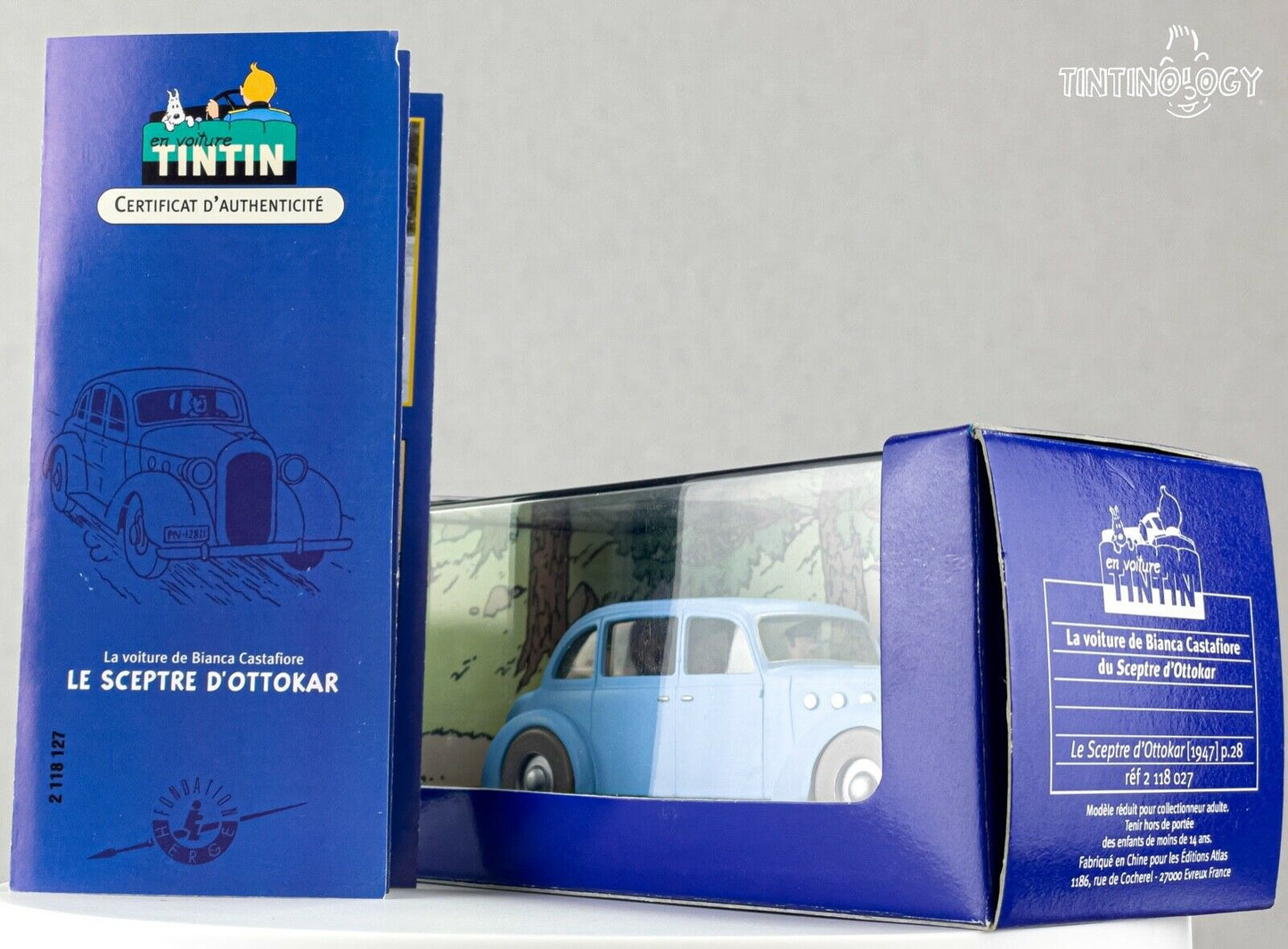 ATLAS TINTIN CAR # 27 Castafiores car Ottokar Herge model car 1/43 Scale Voiture