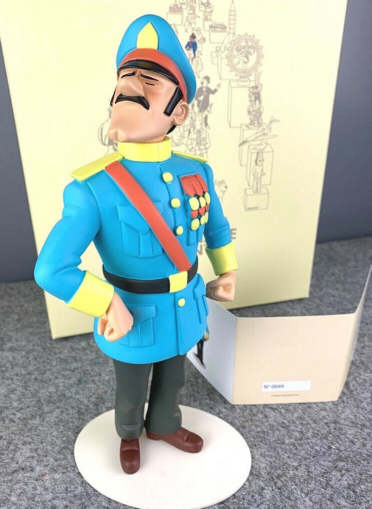 Statuette Moulinsart 46018 General Alcazar Musee Imaginaire 2021 Tintin Resin