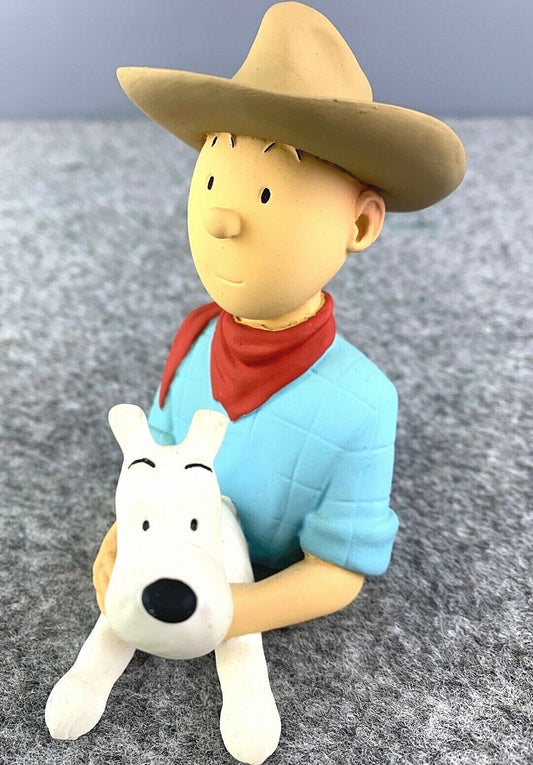 Statuette Pixi Regout 30008 Tintin & Snowy En Amerique Bust 1993 Figurine model