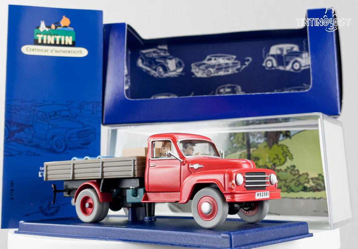 ATLAS TINTIN CAR # 61 Hanomag L28 - The Black Island Herge model car 1/43 Scale