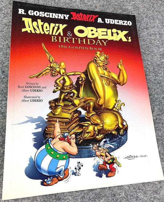Asterix & Obelix's Birthday - 2000s Orion/Sphere UK Edition Paperback Book EO Uderzo