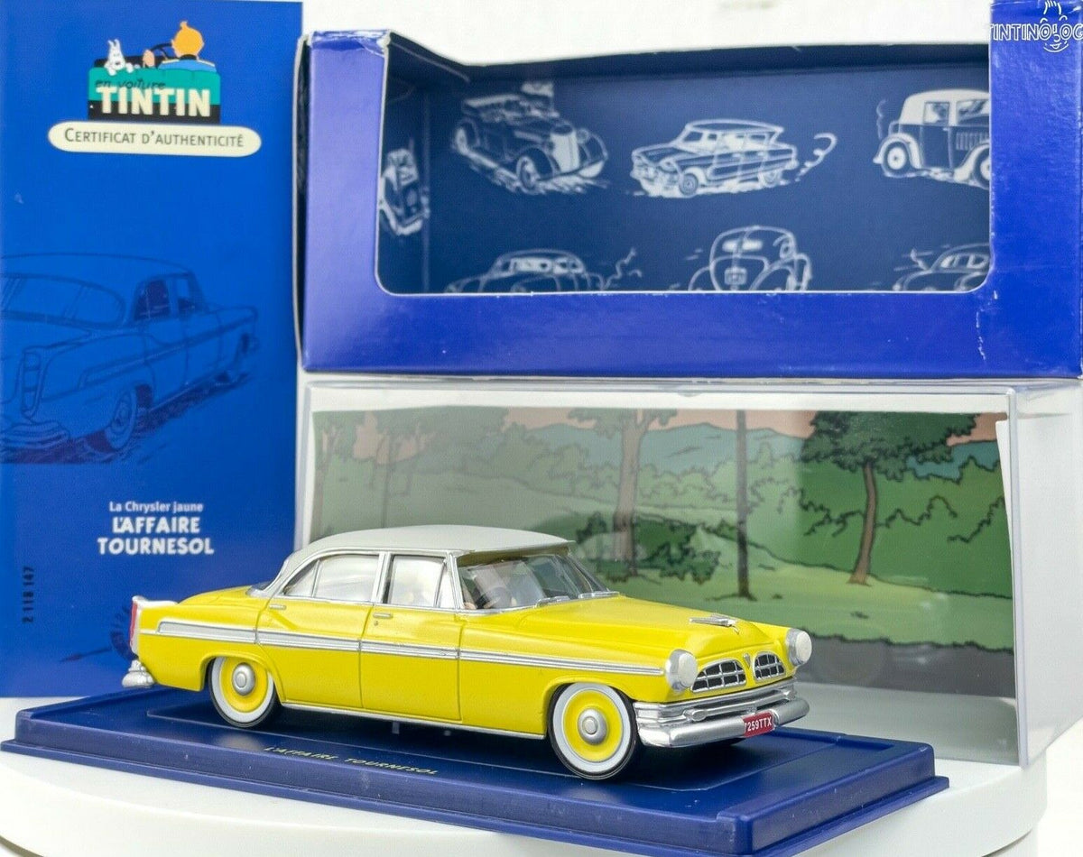 ATLAS TINTIN CAR # 47 Chrysler New Yorker - Calculus Affair Herge model car 1/43