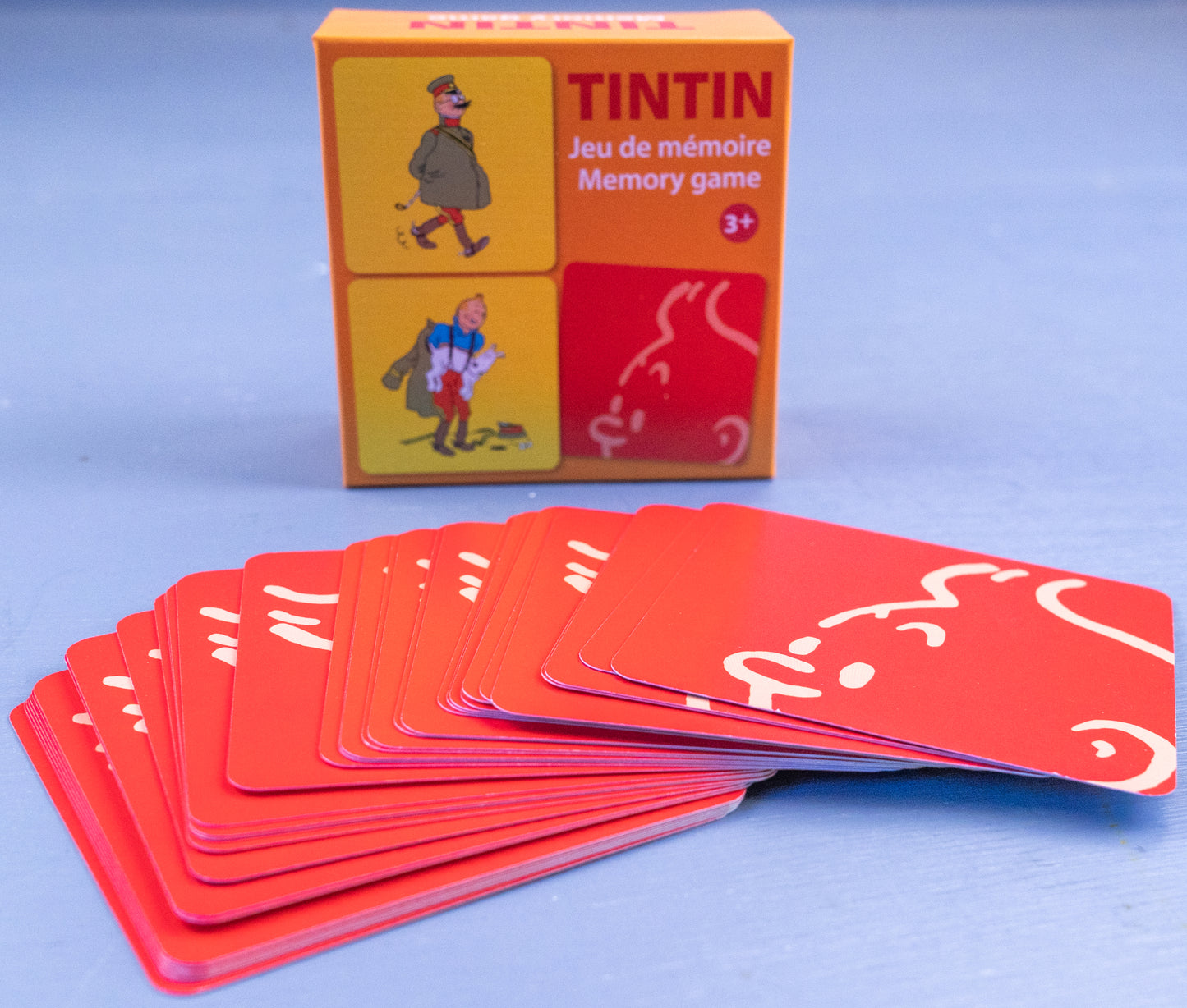 Tintin Moulinsart Memory Game Playing Card Set of 2: Actions/Costumes Cards