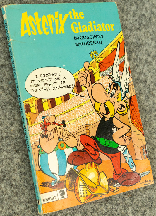 Asterix The Gladiator - Black & White Mini A5 UK Paperback Edition Uderzo