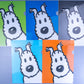 Green Moulinsart Tintin Snowy A4 Plastic Sleeve / Folder
