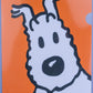 Orange Moulinsart Tintin Snowy A4 Plastic Sleeve / Folder