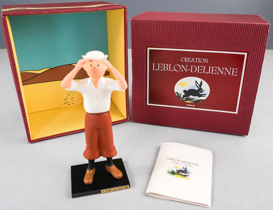 Statuette Leblon-Delienne 59 Tintin Crab Pinces D' Or 1990 Resin Model Figurine