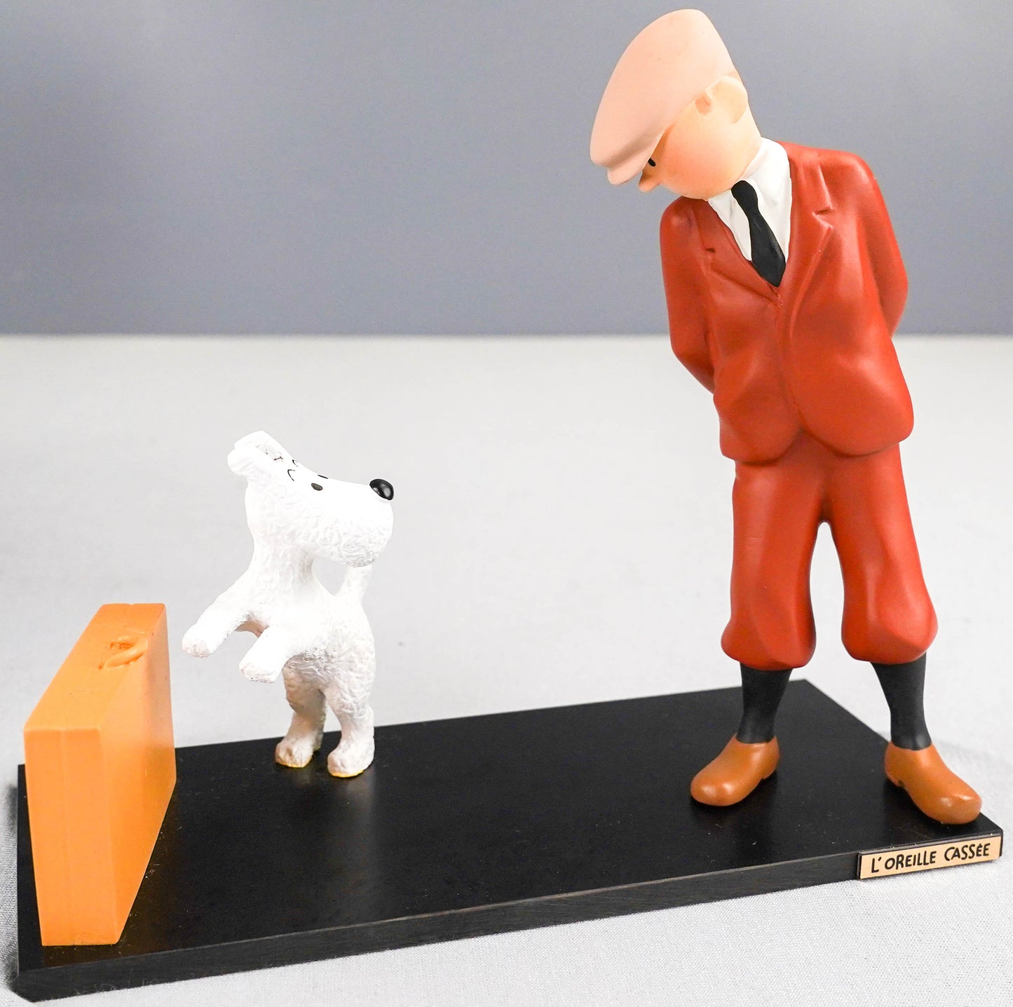 Statuette Leblon-Delienne 53 Tintin Et Milou L' Oreille Cassée 1993 Resin Model Figurine