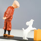 Statuette Leblon-Delienne 53 Tintin Et Milou L' Oreille Cassée 1993 Resin Model Figurine