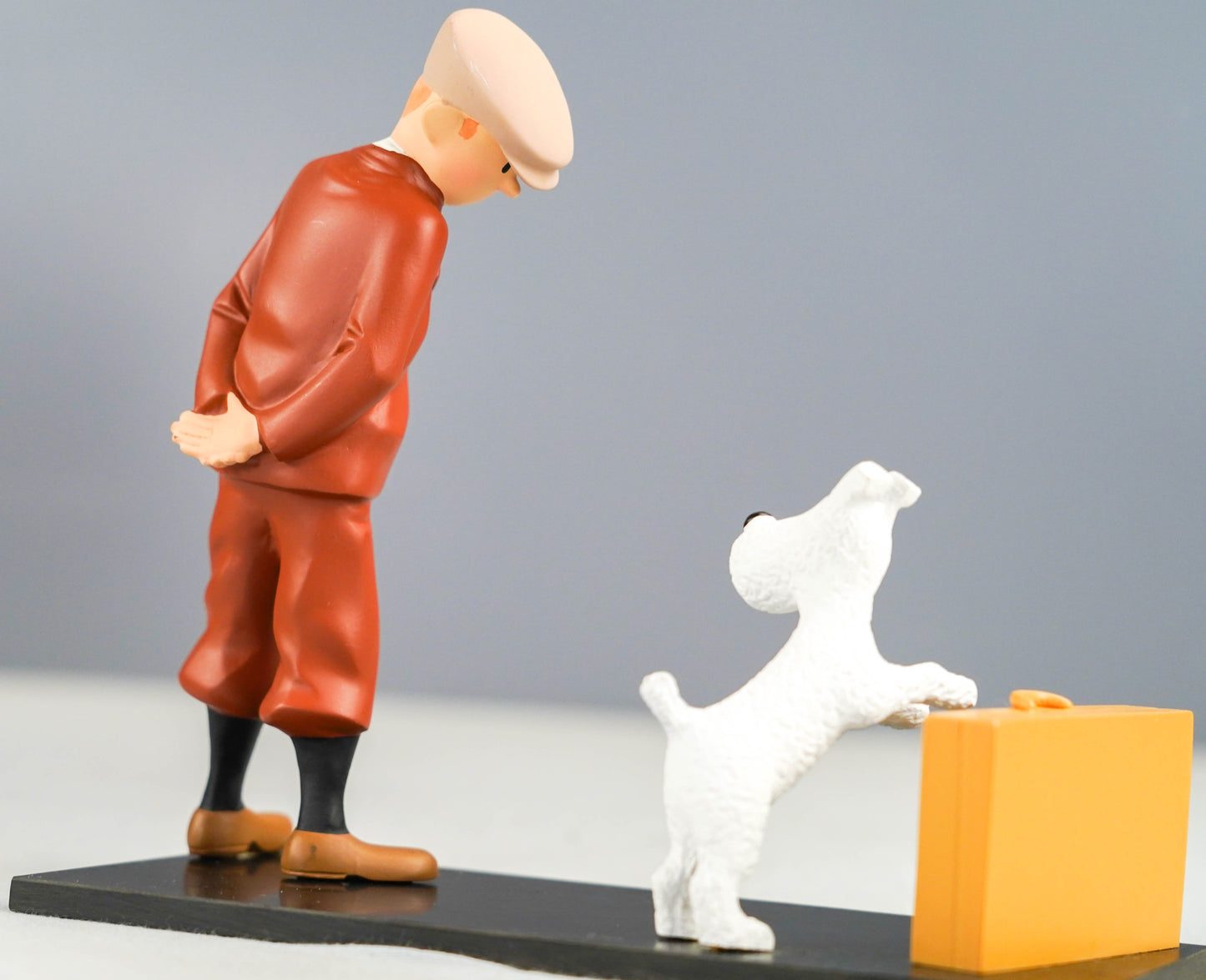 Statuette Leblon-Delienne 53 Tintin Et Milou L' Oreille Cassée 1993 Resin Model Figurine