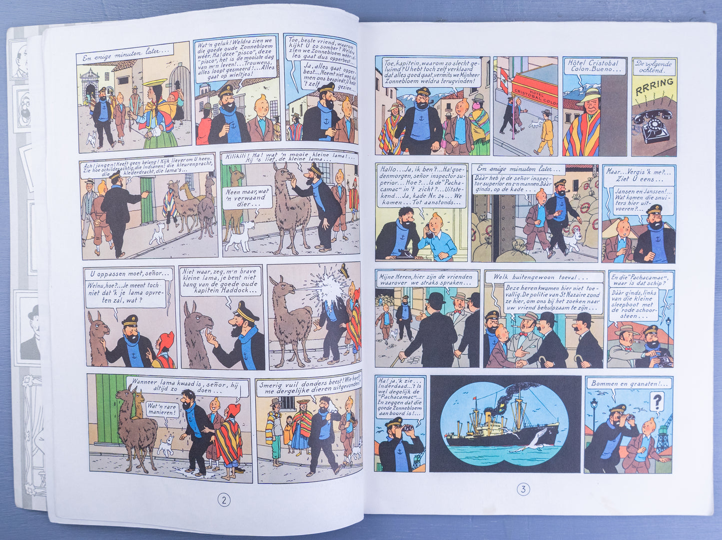 Kuifje: De Zonnetempel 1976 Early Dutch Paperback Edition Casterman Tintin by Herge
