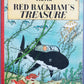 Red Rackham's Treasure - Methuen 1965 2nd Reprint Edition UK Hardback Rare Tintin book Herge EO