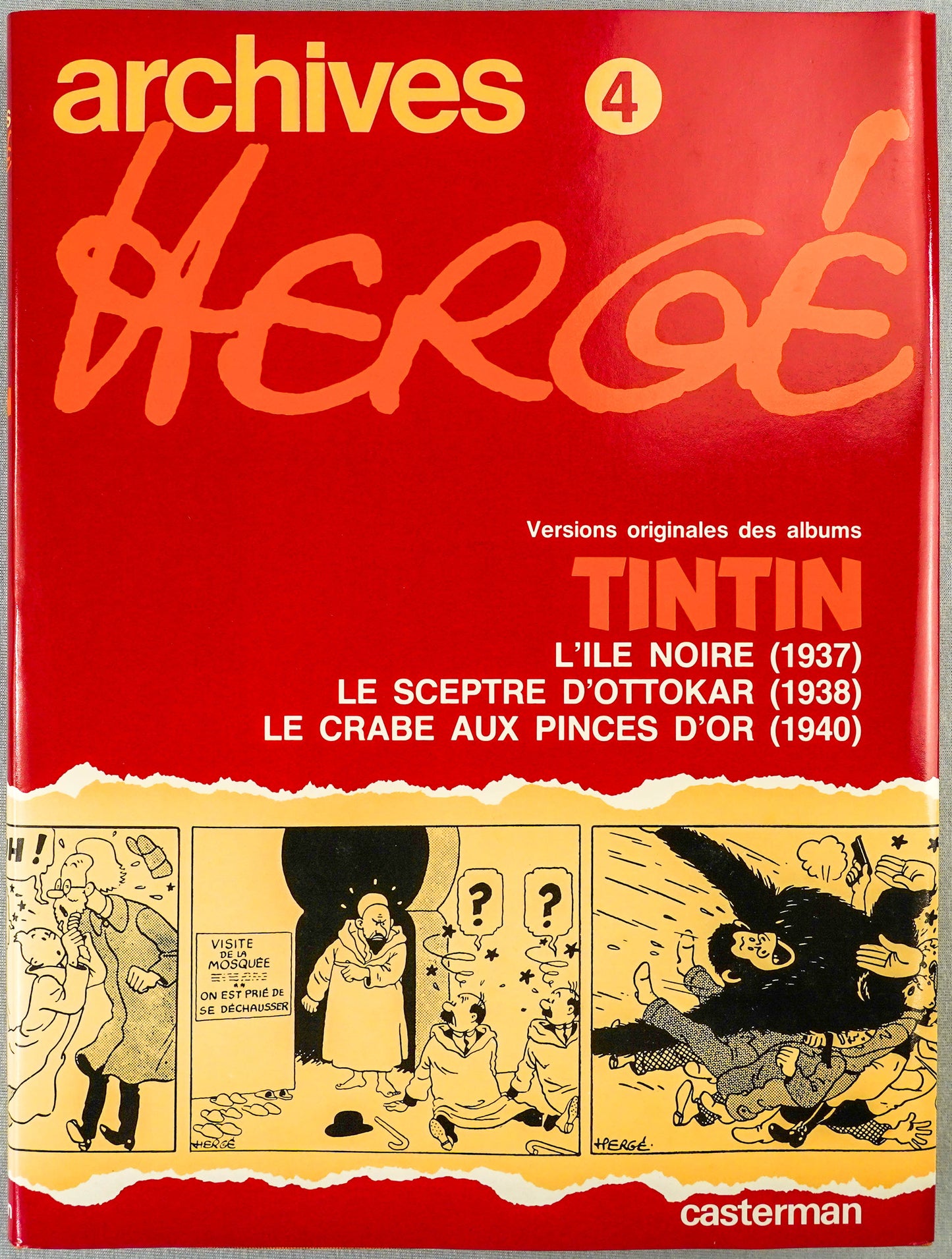 ARCHIVES HERGE Volume 4: 1st Edition Tintin Books+Totor Hardback Rare EO