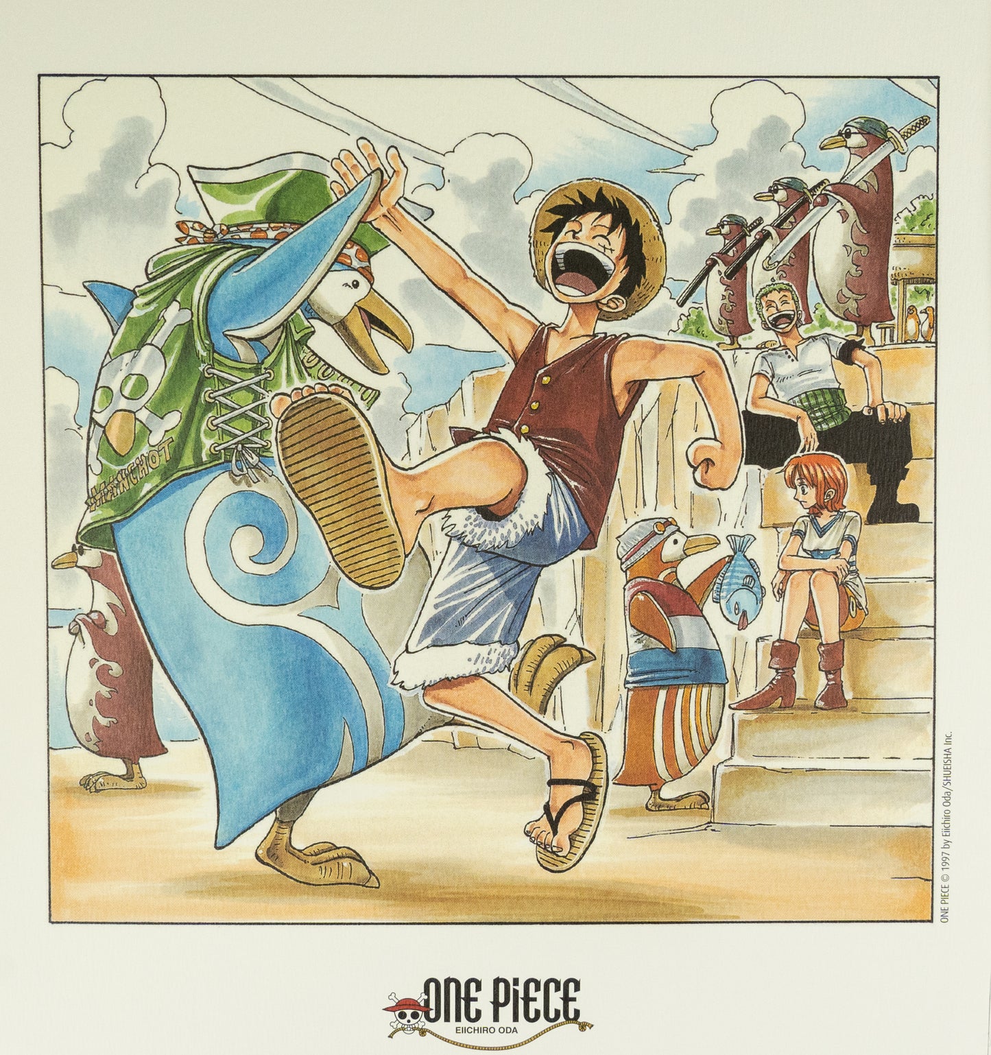 One Piece Comic Prints/Poster: Set of 3 1997 Elichiro Oda/SHUEISHA Inc