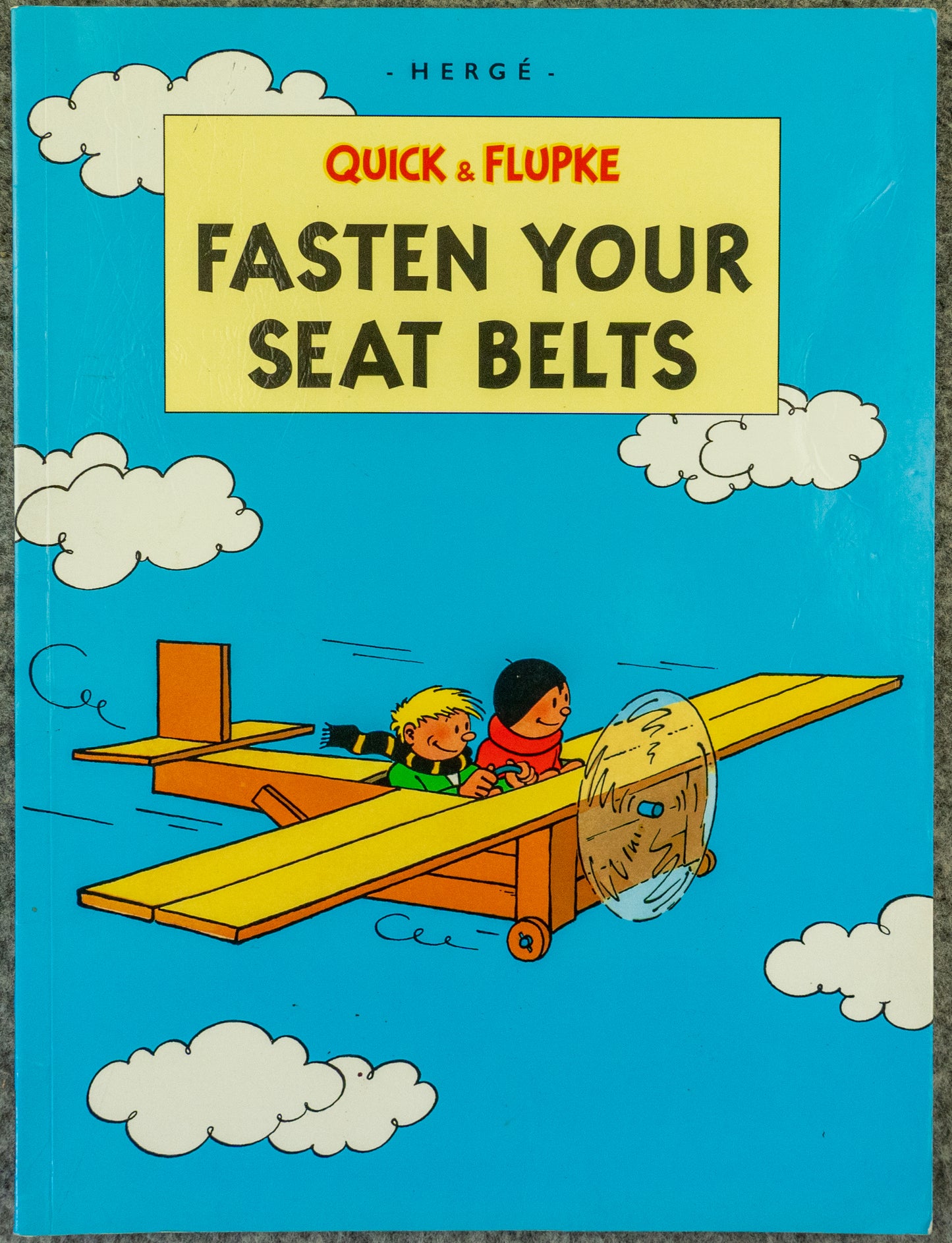 Quick & Flupke - Fasten Your Seat Belts 2009 Vintage Egmont UK Paperback Edition