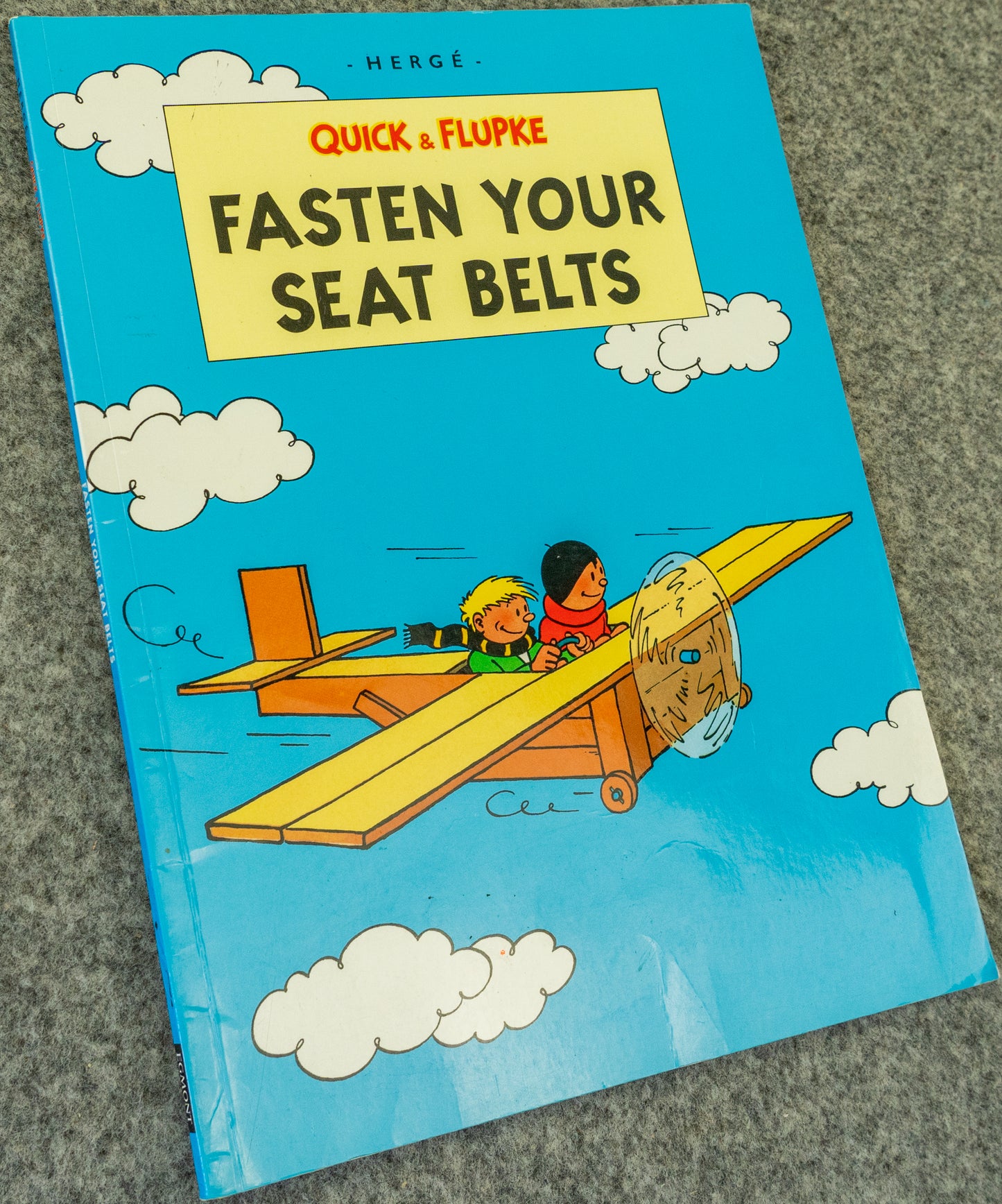 Quick & Flupke - Fasten Your Seat Belts 2009 Vintage Egmont UK Paperback Edition