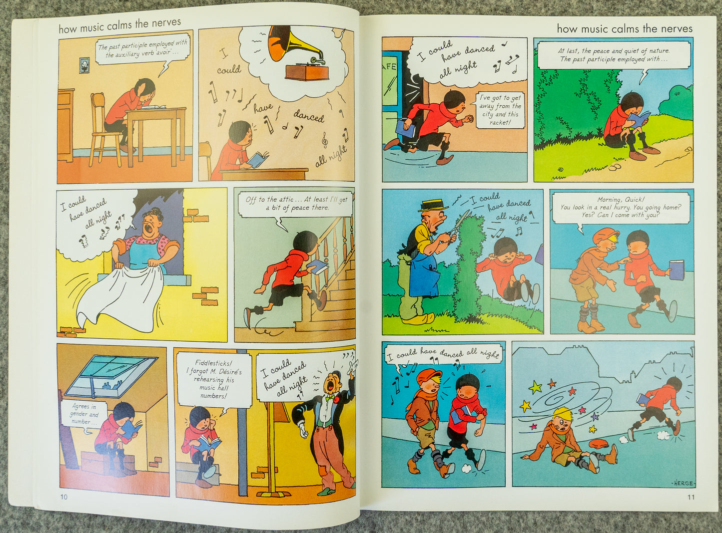 Rare Quick & Flupke Comics - Complete Set of 4 UK Paperback books 1st Edition Tintin/Herge