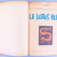 Le Lotus Bleu: Casterman 1946 1st Colour Edition B1 HB Rare Herge Tintin EO