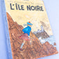 L' ile Noire: Casterman 1944 2nd Colour Edition A23 Rare Herge Tintin HB Comic Book