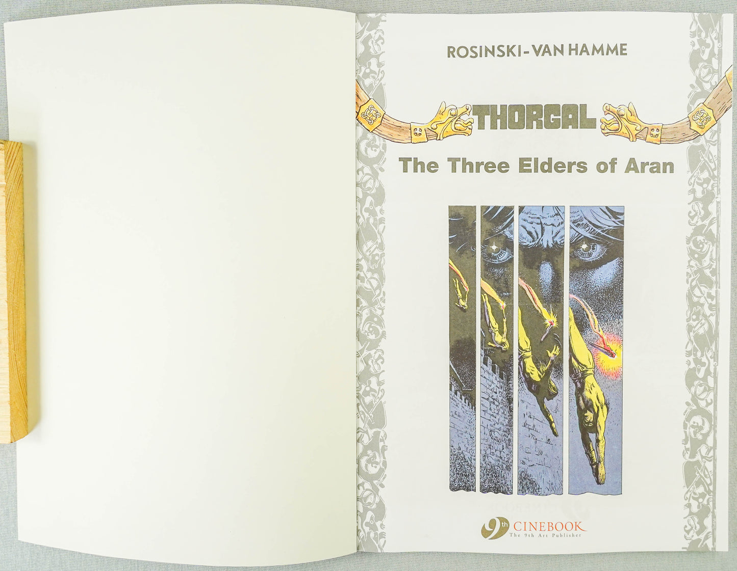 Thorgal Volume 2: The 3 Elders of Aran - Cinebook Paperback UK Comic Book by Rosiński/Van Hamme