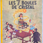 Les 7 Boules De Cristal: Casterman 1948 1st Edition B2 HB Rare Herge Tintin EO