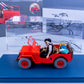 VOITURE TINTIN 1/24 29906 Willy's Jeep: Land Black Gold Hachette Car #6