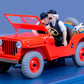 VOITURE TINTIN 1/24 29906 Willy's Jeep: Land Black Gold Hachette Car #6