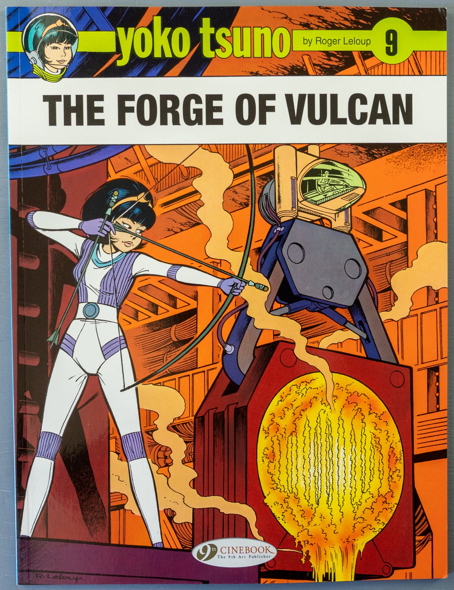 Yoko Tsuno Volume 9 - Forge of Vulcan Cinebook Paperback Comic Book by R. Leloup