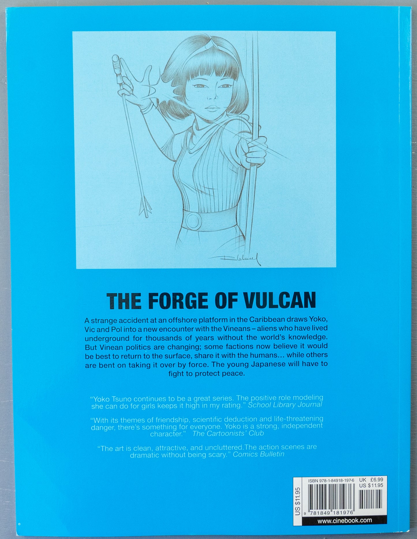 Yoko Tsuno Volume 9 - Forge of Vulcan Cinebook Paperback Comic Book by R. Leloup